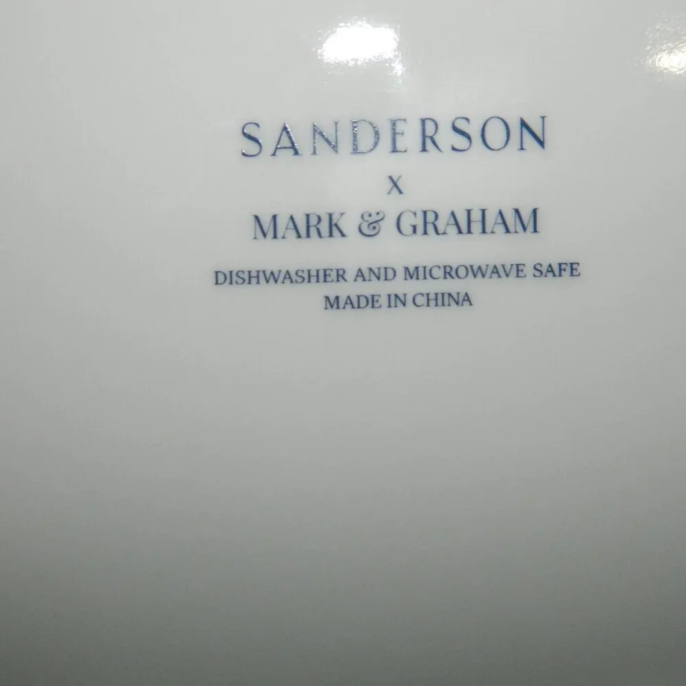 Mark & Graham X Sanderson Hollyhocks Floral Jewelry Ring Holder/Whitney Daisy